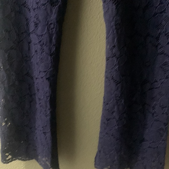 Free people navy lace pants size SP - Picture 6 of 10